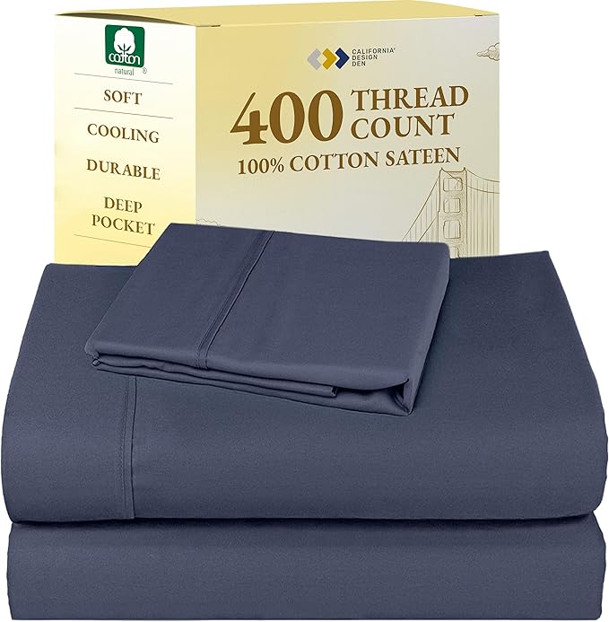 100% Cotton Bed Sheet Set - Twin XL - 3 Piece