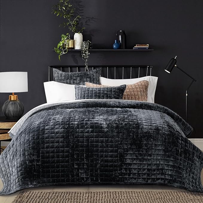 Velvet Quilt Set - Queen
