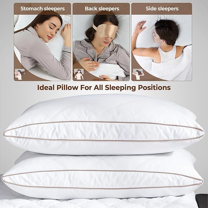 Bed Pillow - King - 2 Piece