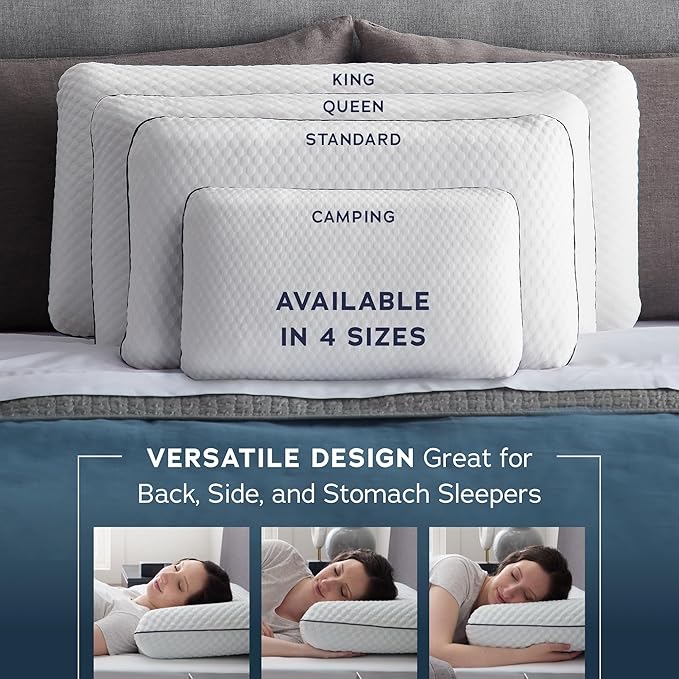 Memory Foam Bed Pillow - King