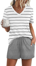 Women's Pajama Set - Short Sleeve - 2 Piece