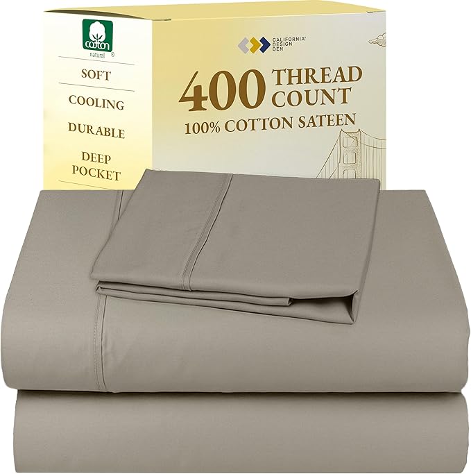 100% Cotton Bed Sheet Set - Twin - 3 Piece