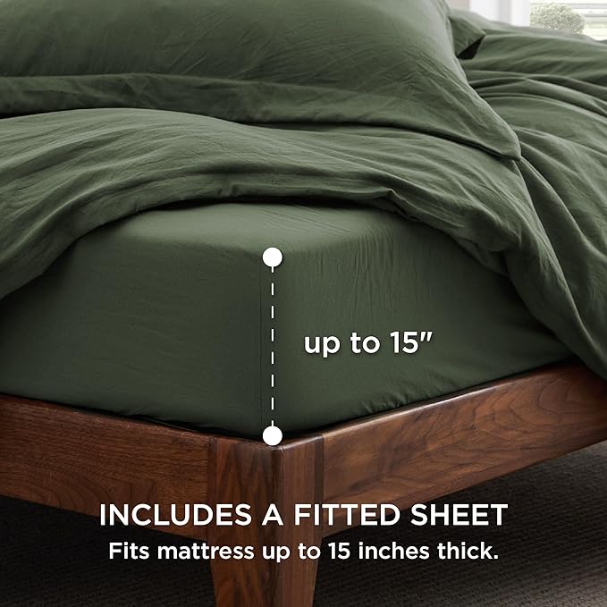 Duvet Cover Set - King - 104 x 90 in - 4 Piece