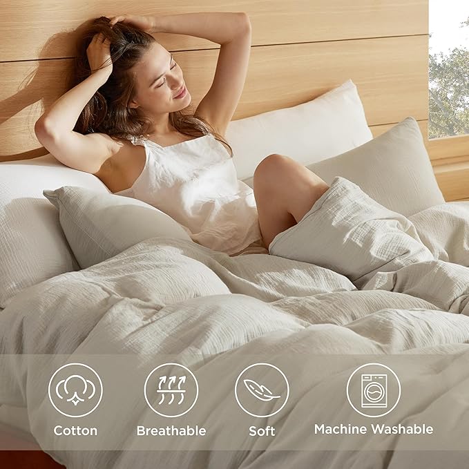 Linen Duvet Cover Set - King