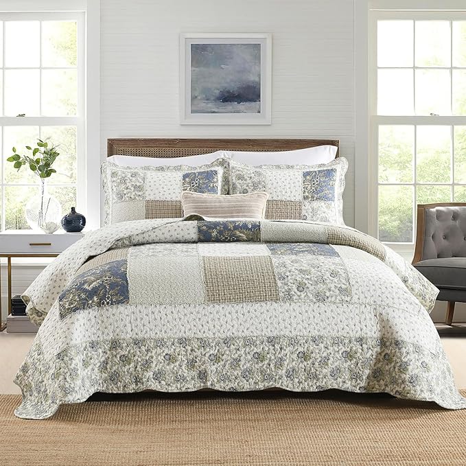 Quilt Set - Queen - 90 x 98 in - 3 Piece