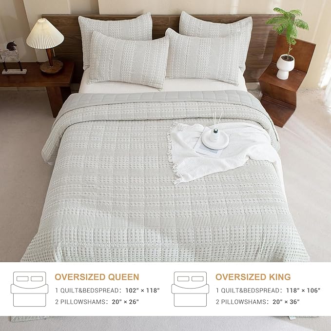 Quilt Set - King - 3 Piece