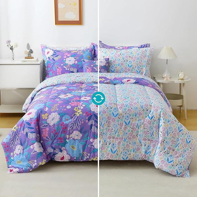 Microfiber Comforter Set - Twin - 6 Piece