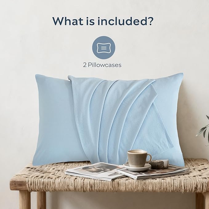 Linen Pillowcase Set - Standard - 20 x 26 in - 2 Piece