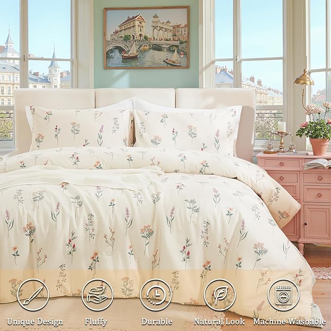 Linen Duvet Cover Set - Queen - 3 Piece