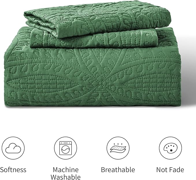 Quilt Set - Full - 3 Piece