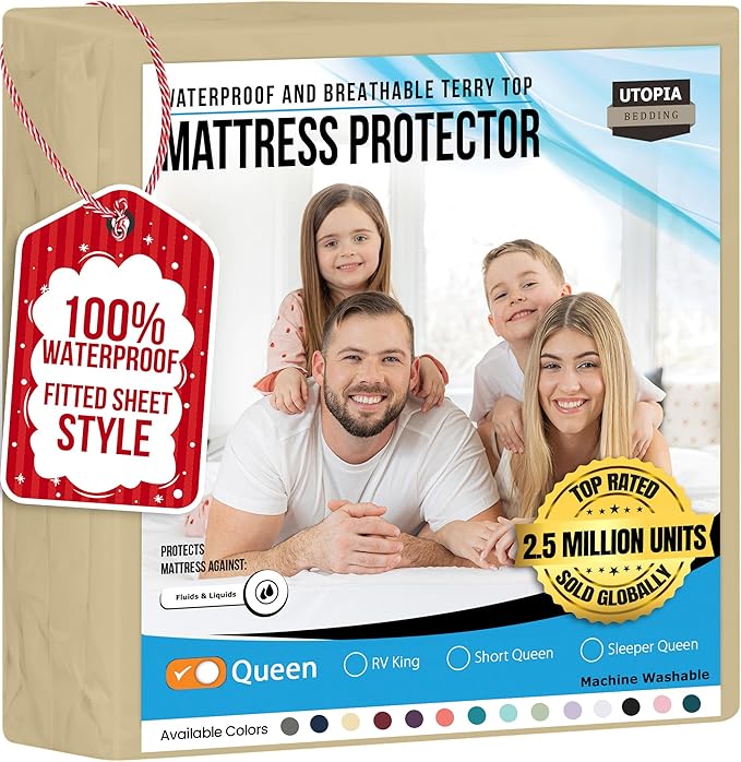 Waterproof Mattress Protector - Queen