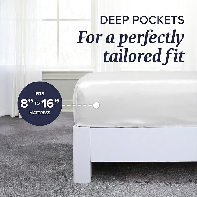 100% Cotton Bed Sheet Set - Twin - 3 Piece