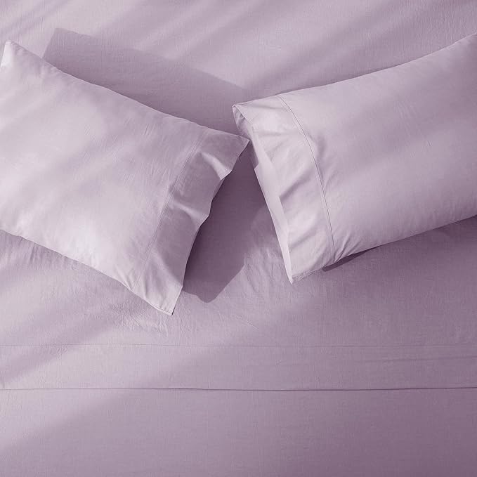 Linen Bed Sheet Set - Queen - 4 Piece