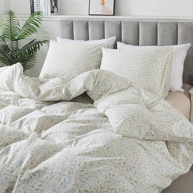 100% Cotton Duvet Cover Set - Queen - 3 Piece