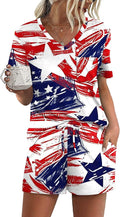 Women's Pajama Set - Short Sleeve - 2 Piece