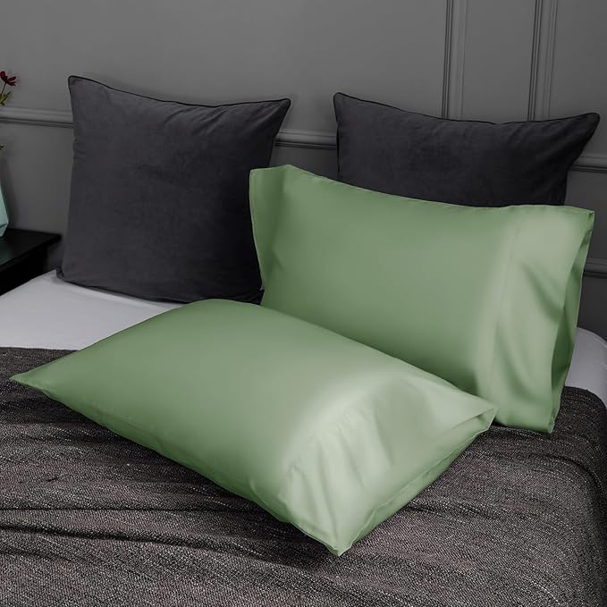 Bamboo Cooling Pillowcase Set - King - 20 x 40 in - 2 Pack - 2 Piece