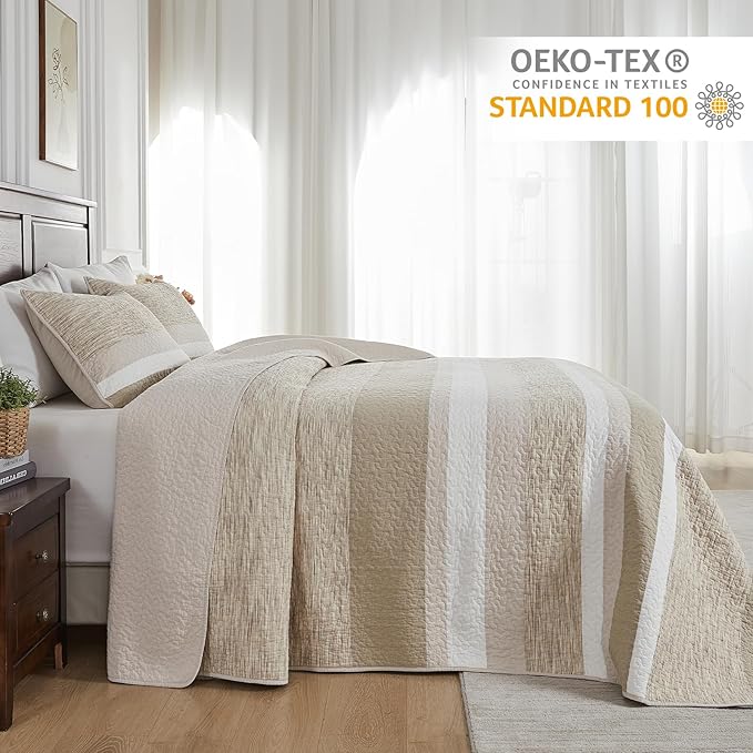 100% Cotton Bedding Set - Queen - 3 Piece