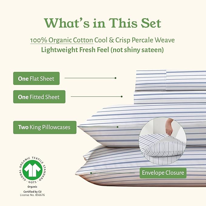 Bed Sheet Set - King - 4 Piece