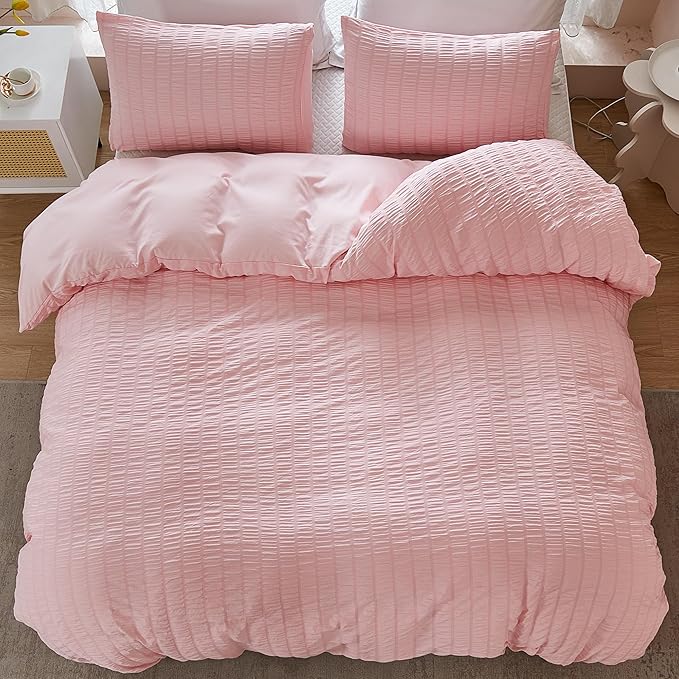 Microfiber Duvet Cover Set - Full - 80 x 90 in - 3 Piece