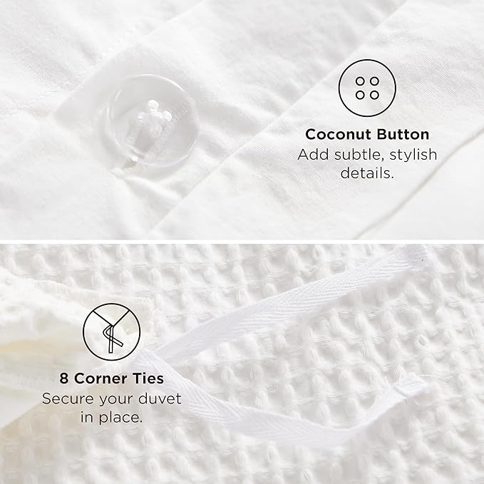 100% Cotton Duvet Cover Set - Queen - 3 Piece