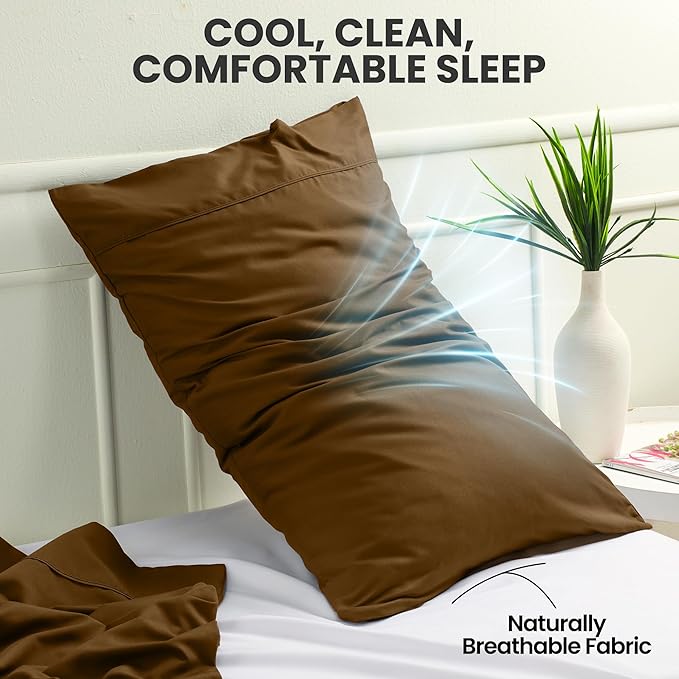 Microfiber Pillowcase Set - Standard - 20 x 26 in - 2 Pack