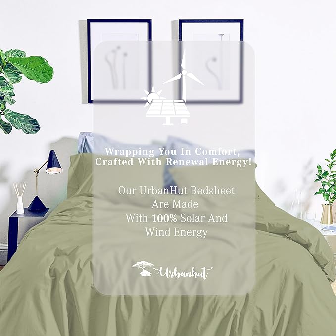 100% Cotton Duvet Cover Set - Queen - 3 Piece