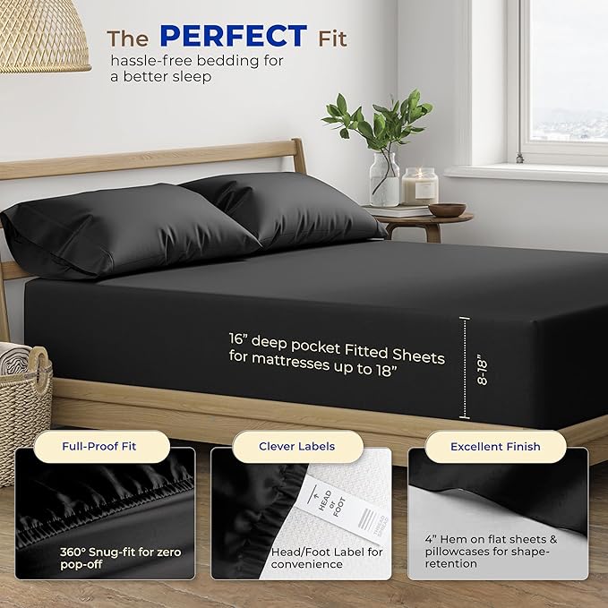 Cooling Bed Sheet Set - California King - 4 Piece