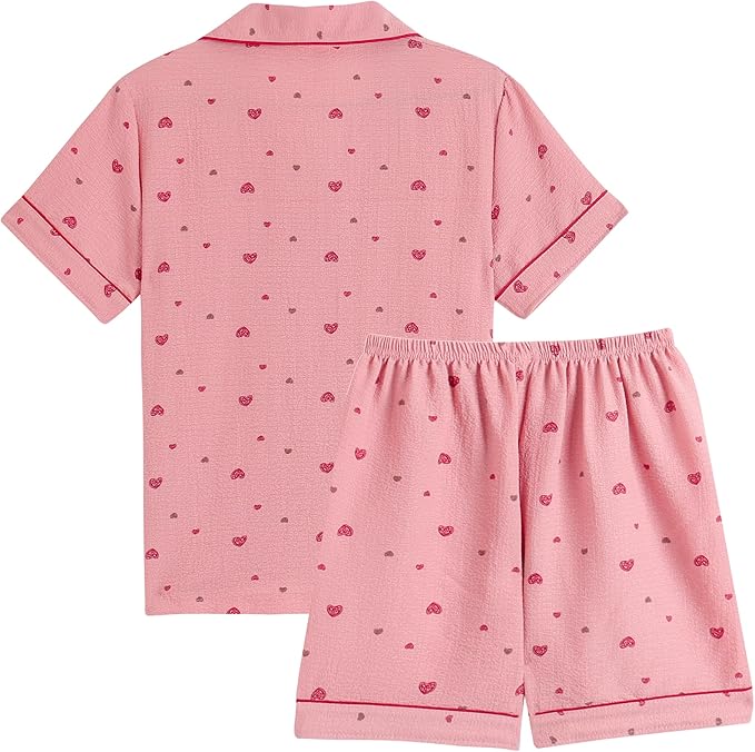 Shorts Pajama Set - Short Sleeve - 2 Piece