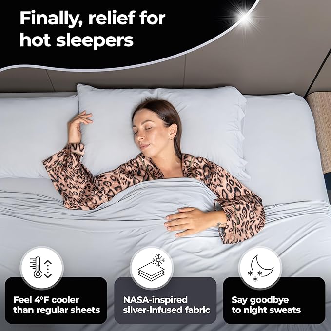 Cooling Pillowcase Set - Queen - 2 Pack