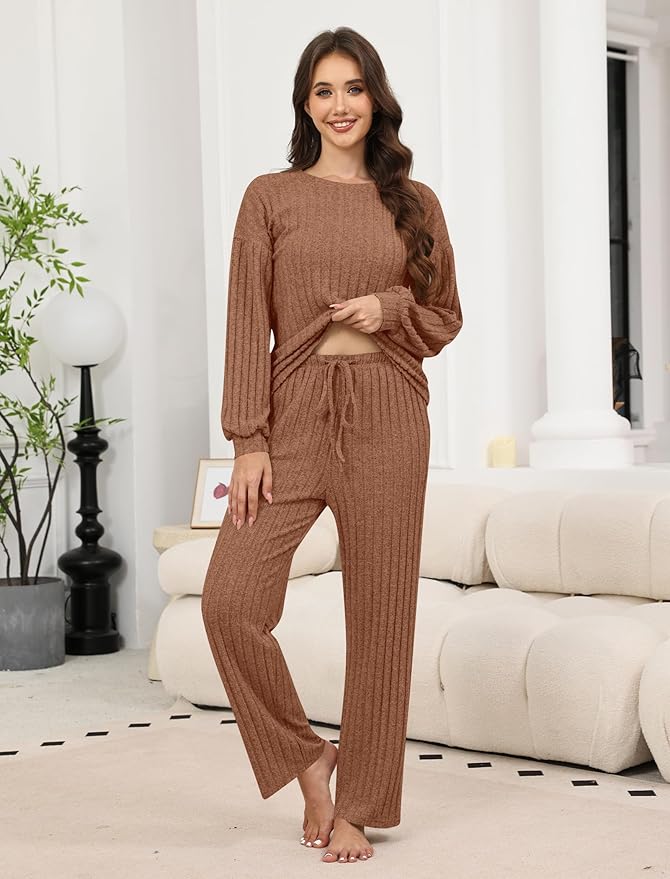 Women's Pants Pajama Set - Long Sleeve - 2 Piece