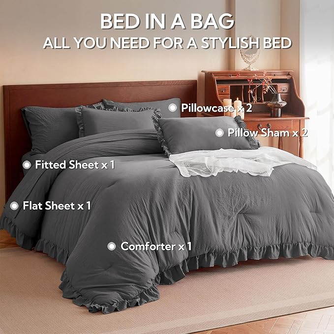 Comforter Set - King - 7 Piece