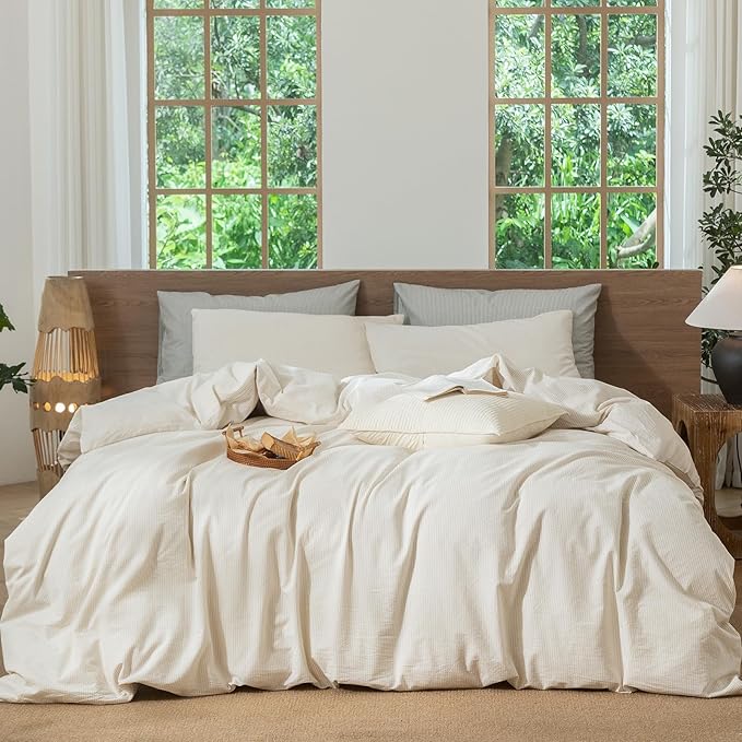 Linen Duvet Cover Set - Queen