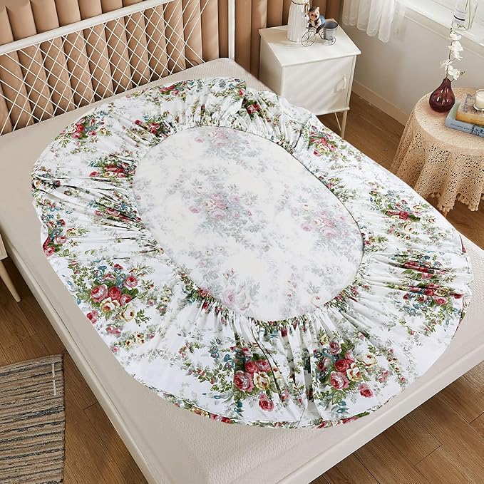 100% Cotton Hypoallergenic Bed Sheet Set - Twin - 4 Piece