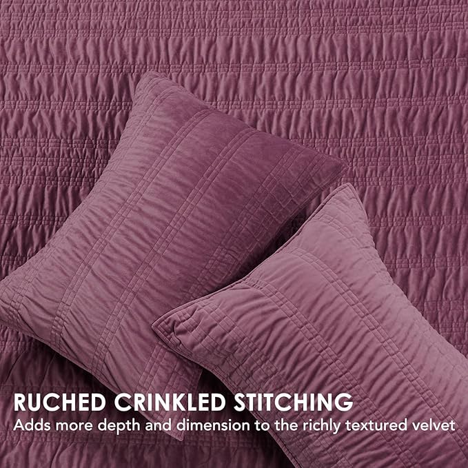 Velvet Quilt Set - King