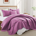 Microfiber Quilt Set - California King - 3 Piece