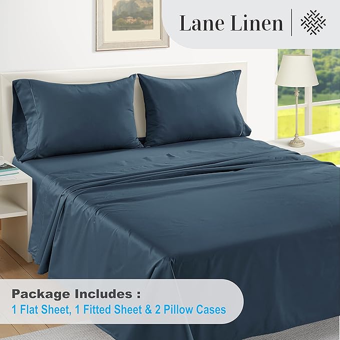 Linen Cooling Bed Sheet Set - Full
