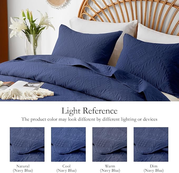 Microfiber Quilt Set - Twin - 2 Piece