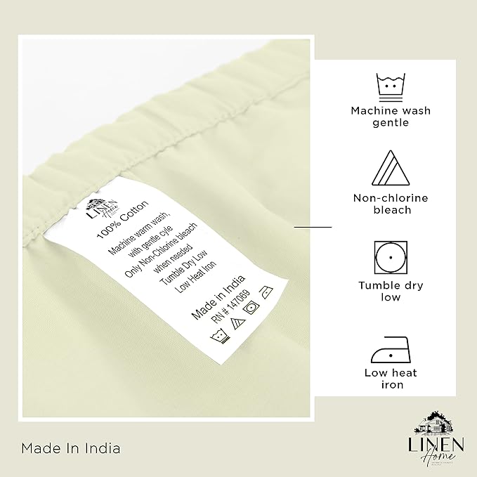 100% Cotton Pillowcase Set - Queen - 2 Piece