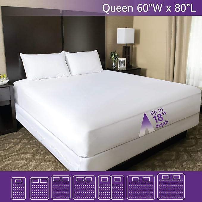 Waterproof Mattress Protector - Queen