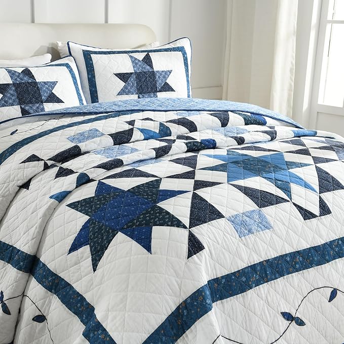 100% Cotton Quilt Set - Queen