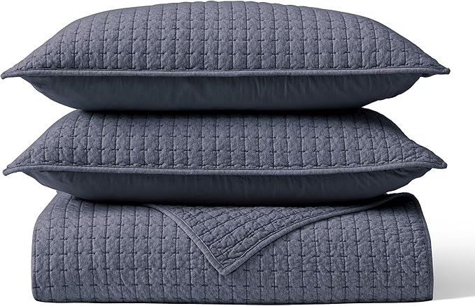 100% Cotton Hypoallergenic Quilt Set - King