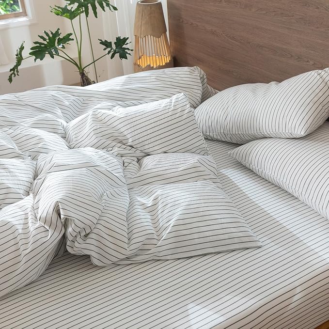 Linen Duvet Cover Set - Twin