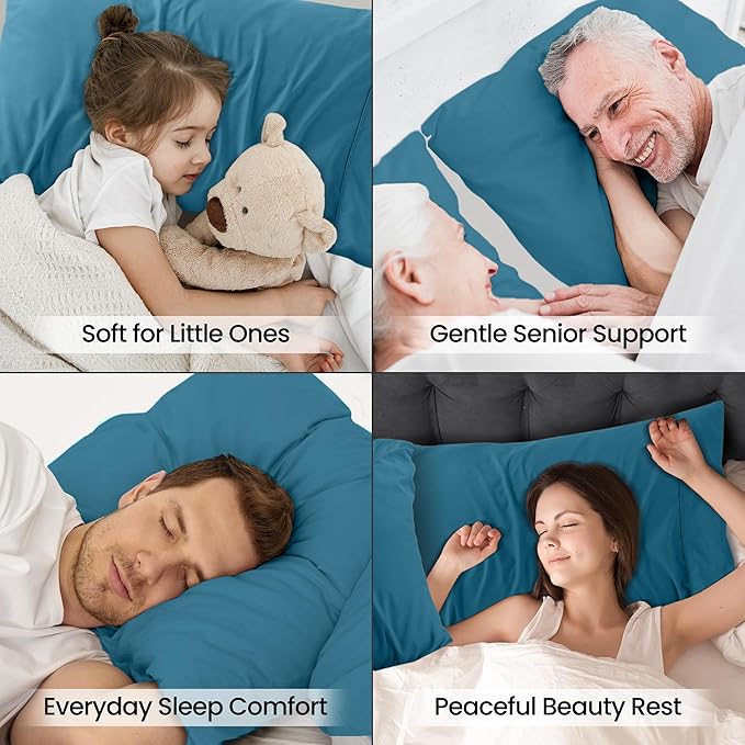 Microfiber Pillowcase Set - Queen - 20 x 30 in - 2 Pack