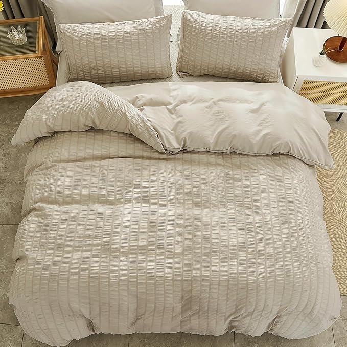 Microfiber Duvet Cover Set - Full - 80 x 90 in - 3 Piece