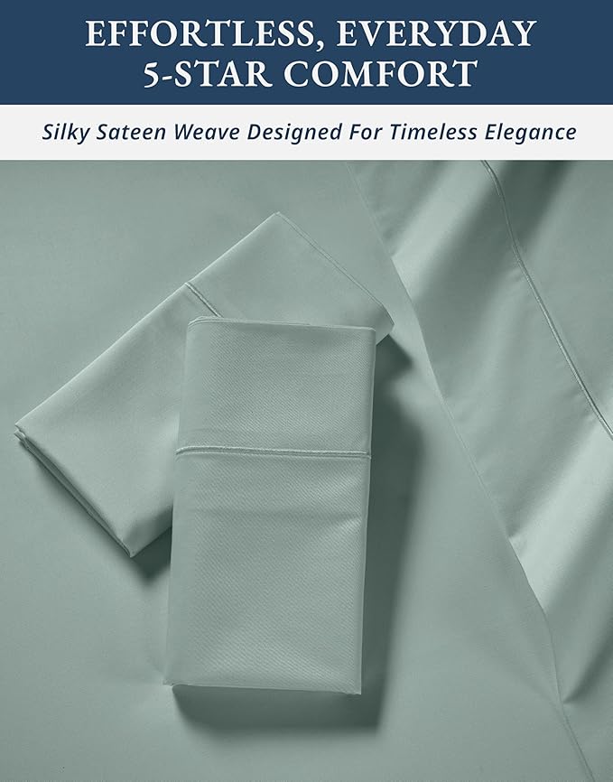Linen Cooling Bed Sheet Set - King - 15 in Deep Pocket