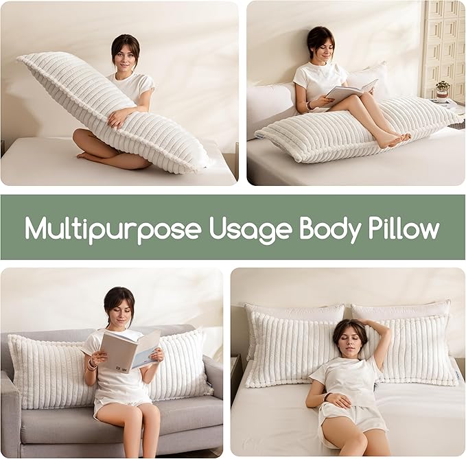 Memory Foam Body Pillow - Full - 20 x 54 in