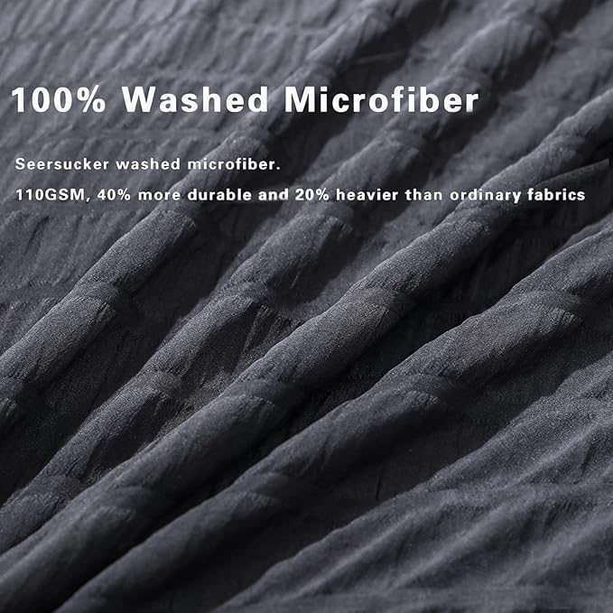 Microfiber Duvet Cover Set - King - 104 x 90 in - 3 Piece