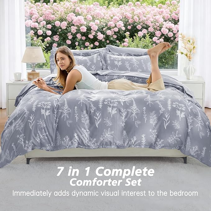 Comforter Set - King - 7 Piece