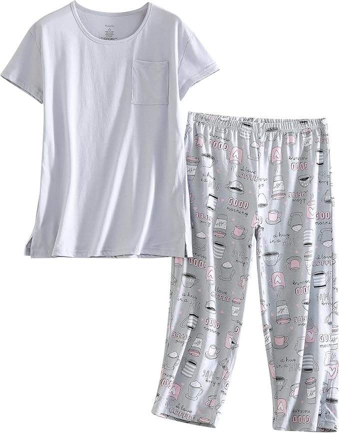 Women's Capri Pajama Set - 2 Piece