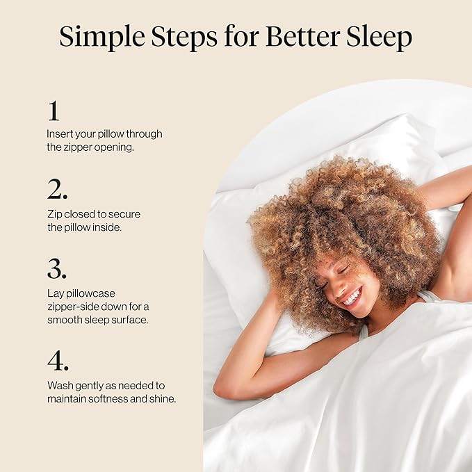 Satin Cooling Pillowcase - Standard